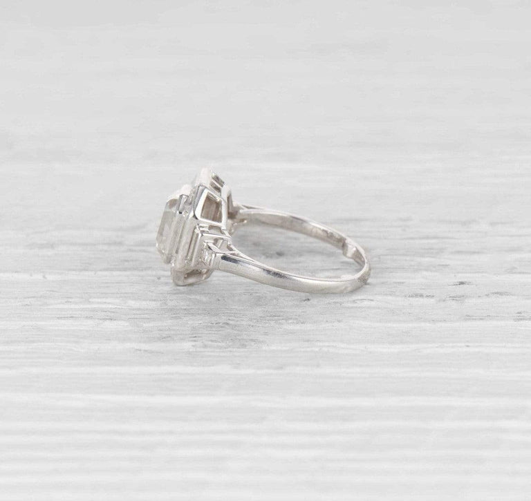1.65 Carat Art Deco Diamond Engagement Ring