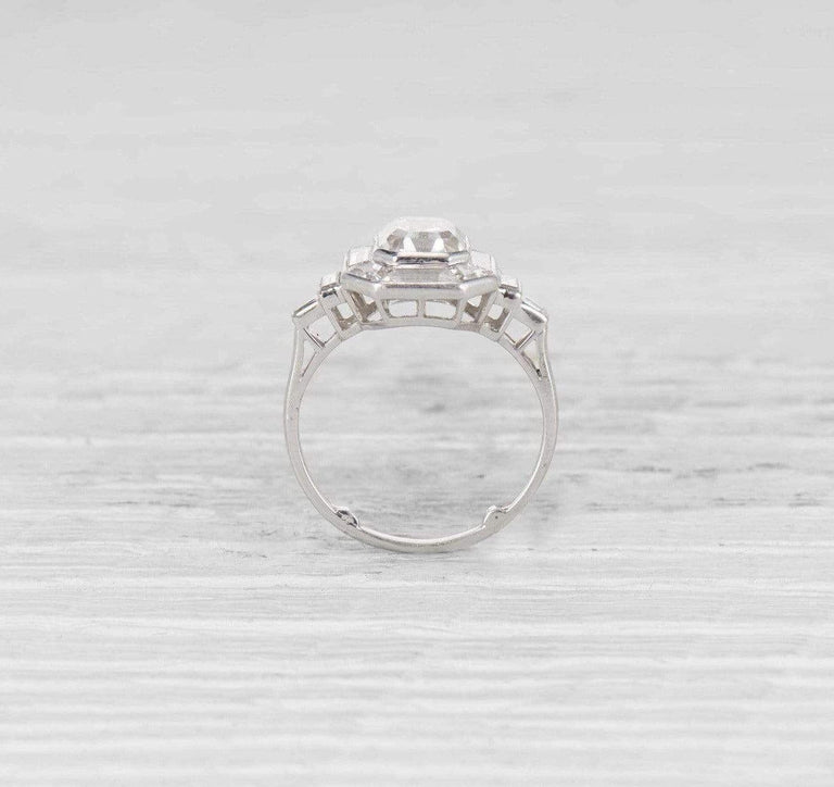 1.65 Carat Art Deco Diamond Engagement Ring