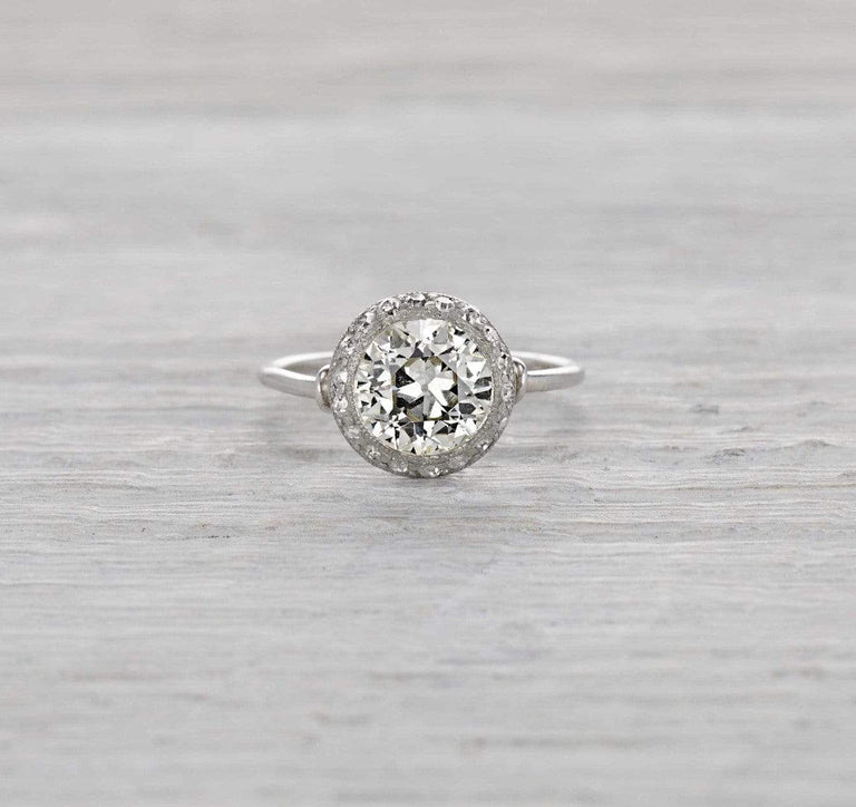 1.70 Carat Art Deco Engagement Ring