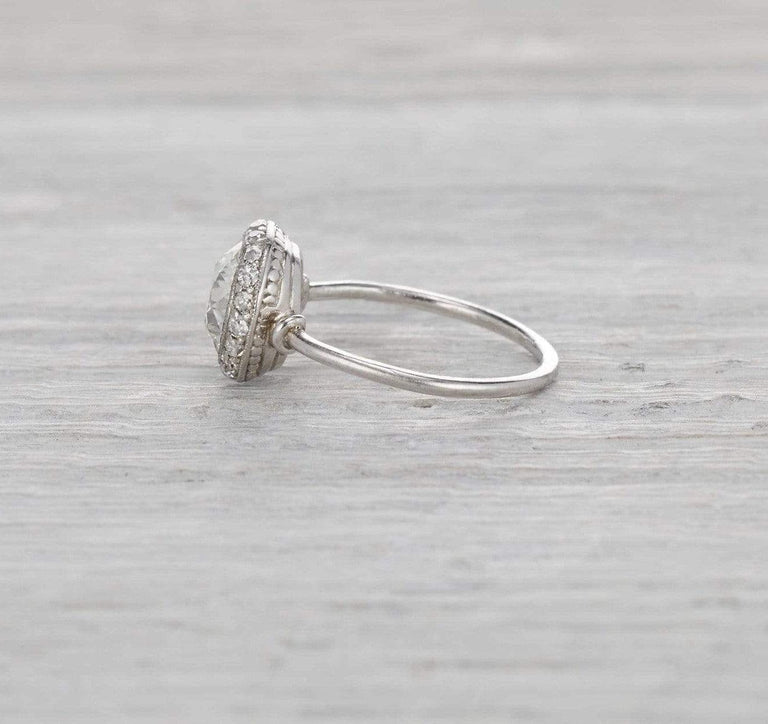 1.70 Carat Art Deco Engagement Ring