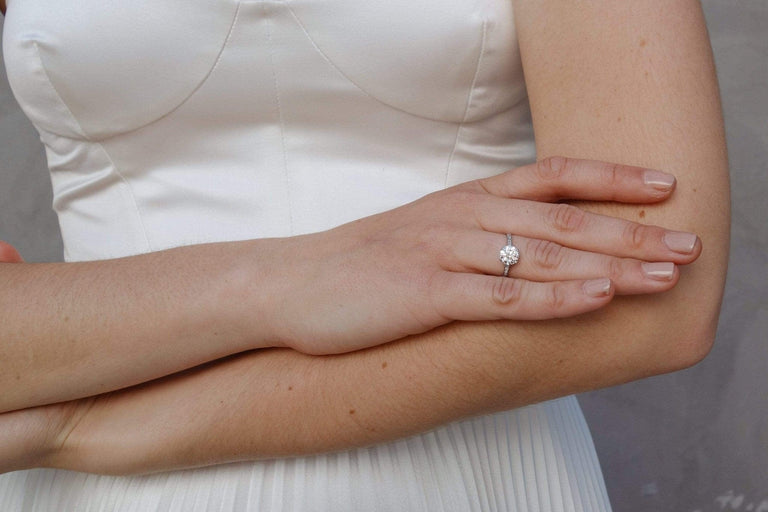 1.71 CARAT ART DECO CARTIER DIAMOND SOLITAIRE RING