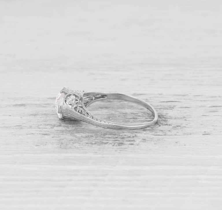 1.71 CARAT EDWARDIAN DIAMOND ENGAGEMENT RING