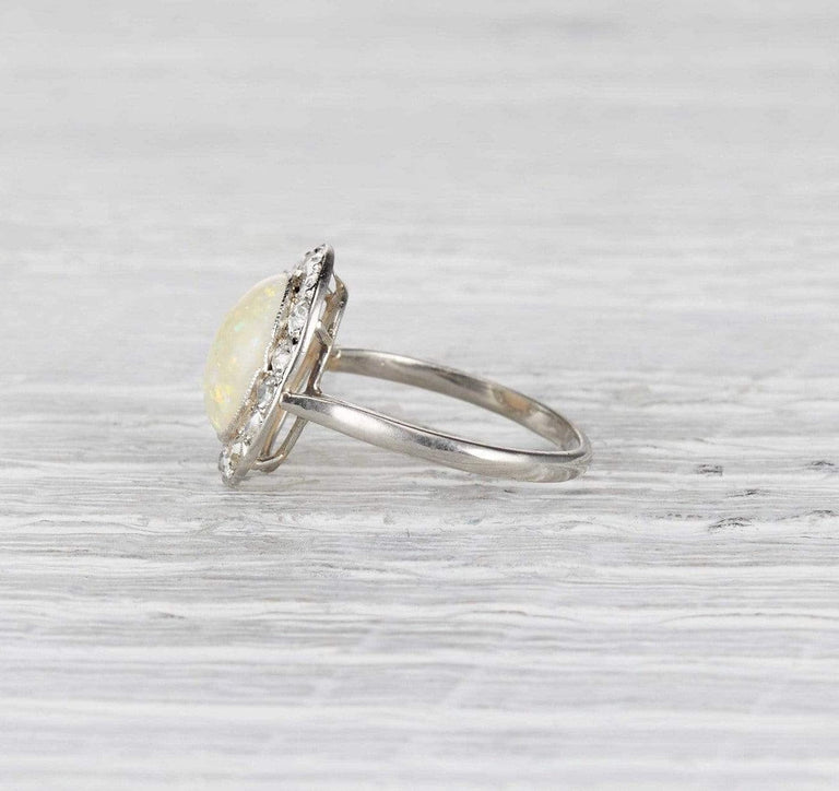1.72 Carat Edwardian Opal Ring