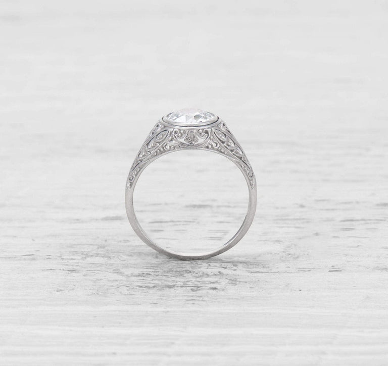 1.75 CARAT EDWARDIAN DIAMOND ENGAGEMENT RING