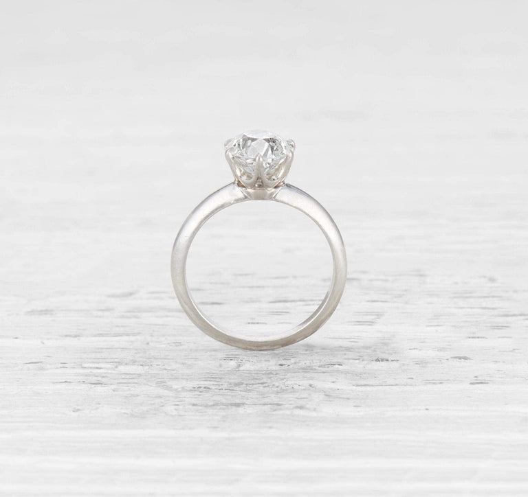 1.75 CARAT TIFFANY MID-CENTURY DIAMOND ENGAGEMENT RING