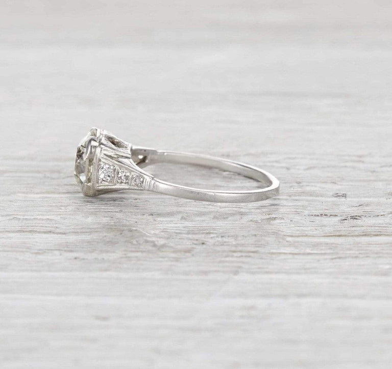 1.77 Carat Art Deco Engagement Ring