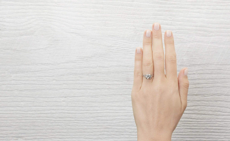 1.77 Carat Art Deco Engagement Ring