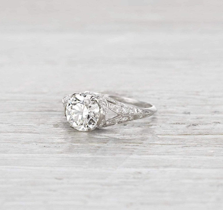 1.79 Carat Edwardian Engagement Ring