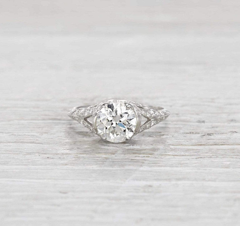 1.79 Carat Edwardian Engagement Ring