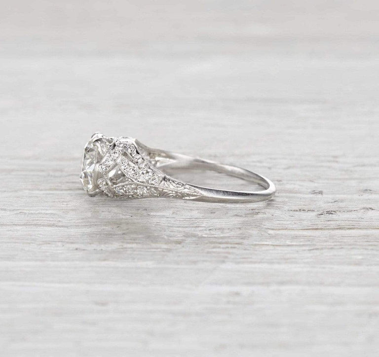 1.79 Carat Edwardian Engagement Ring