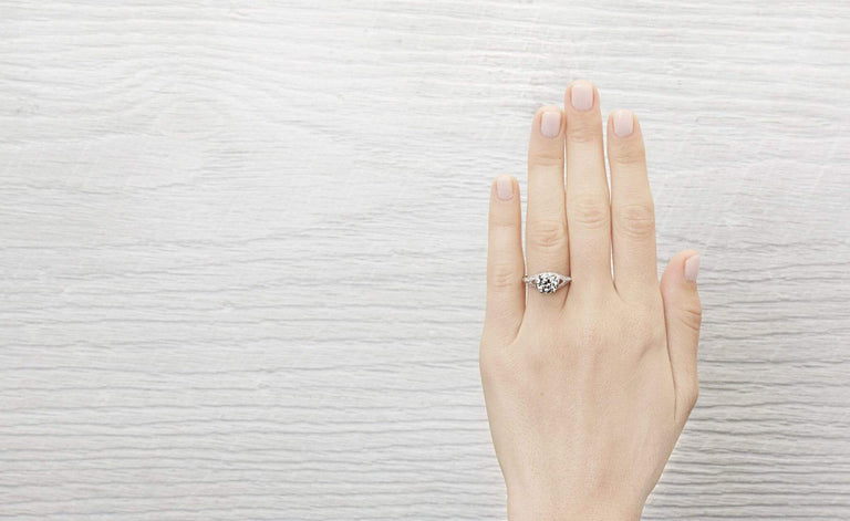 1.79 Carat Edwardian Engagement Ring