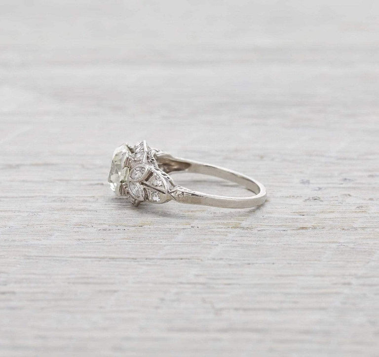 1.80 Carat Edwardian Engagement Ring