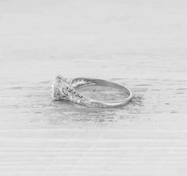 1.81 CARAT EDWARDIAN DIAMOND ENGAGEMENT RING