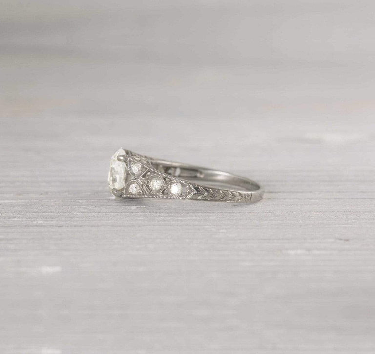 1.81 Carat Edwardian Vintage Engagement Ring