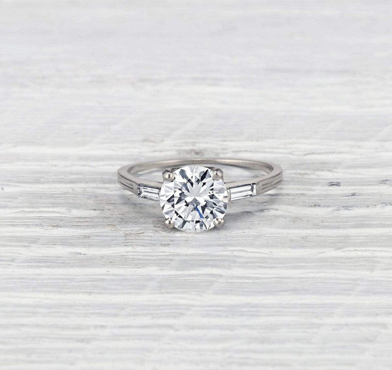 1.83 Carat Retro Tiffany & Co. Engagement Ring
