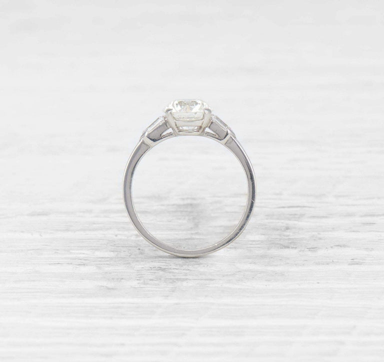 1.86 Carat Art Deco Tiffany & Co Diamond Engagement Ring