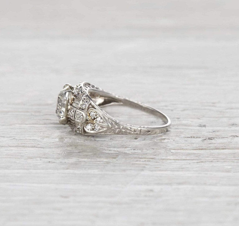 1.89 Carat Edwardian Engagement Ring