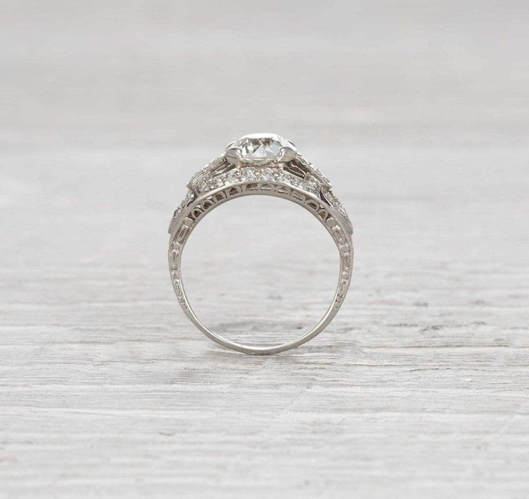 1.89 Carat Edwardian Engagement Ring