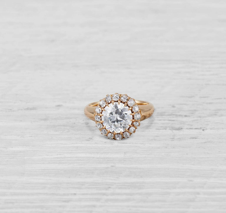 1.89 CARAT VICTORIAN DIAMOND TIFFANY & CO. ENGAGEMENT RING