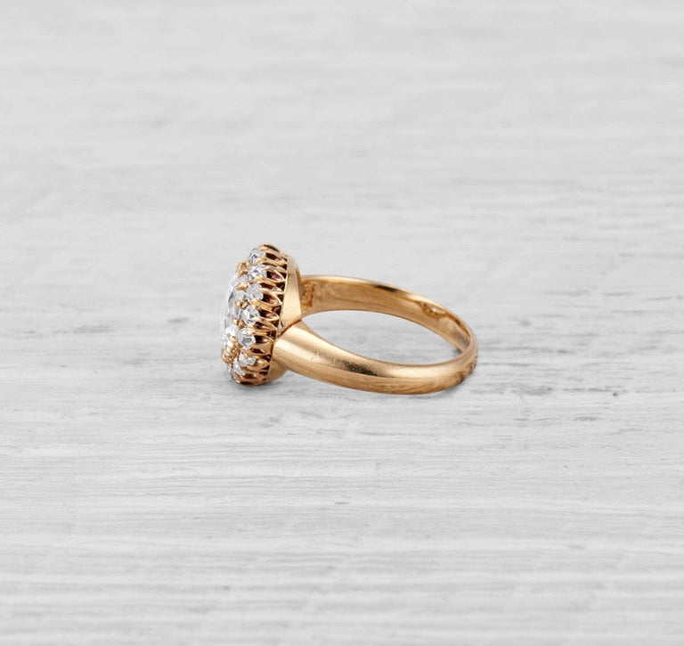 1.89 CARAT VICTORIAN DIAMOND TIFFANY & CO. ENGAGEMENT RING