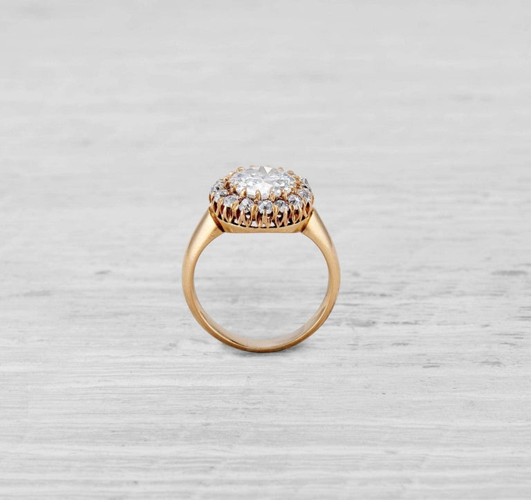 1.89 CARAT VICTORIAN DIAMOND TIFFANY & CO. ENGAGEMENT RING