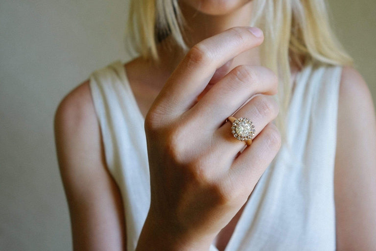 1.89 CARAT VICTORIAN DIAMOND TIFFANY & CO. ENGAGEMENT RING