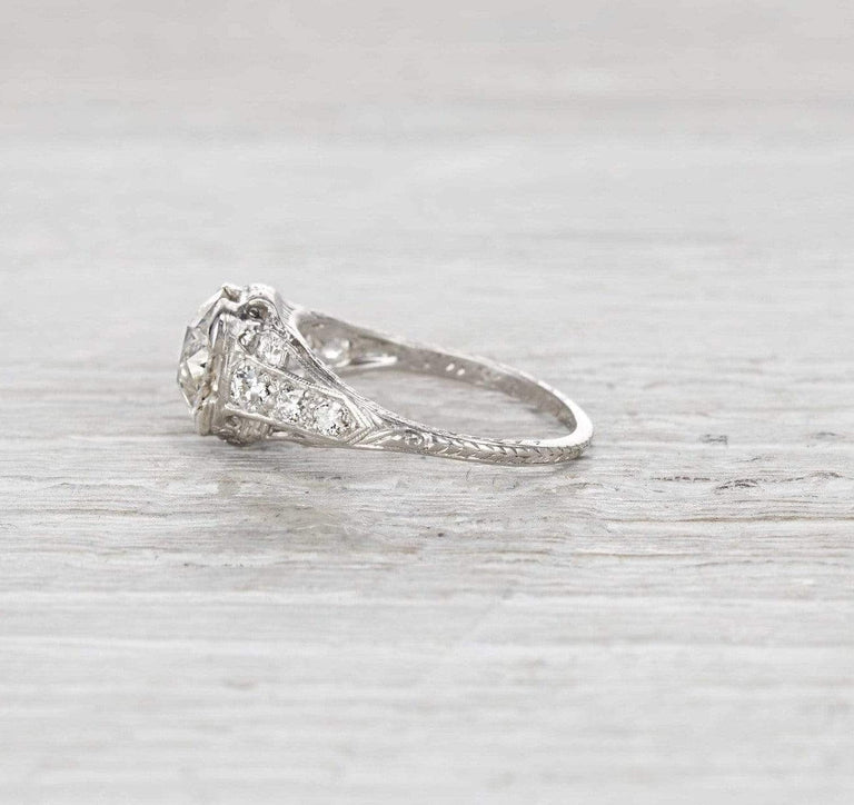 1.90 Carat Edwardian Engagement Ring