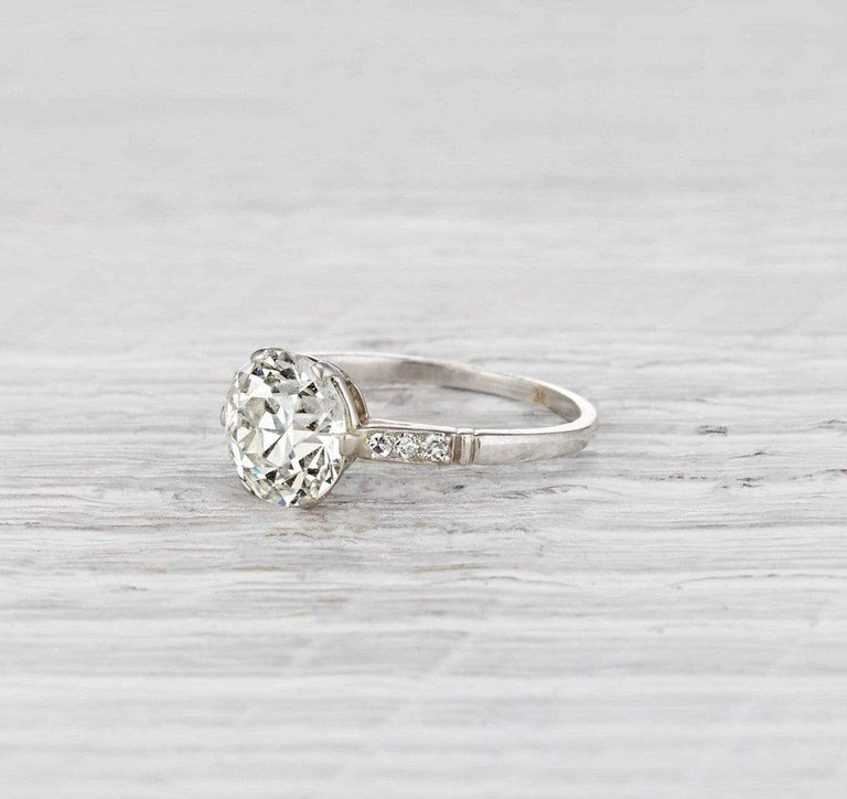 1.90 Carat Edwardian Engagement Ring