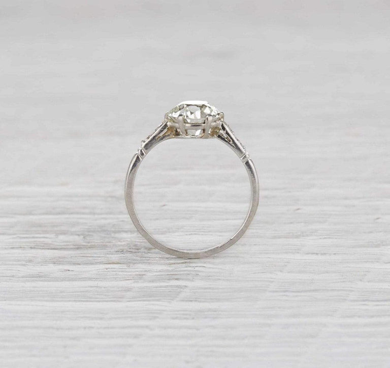1.90 Carat Edwardian Engagement Ring