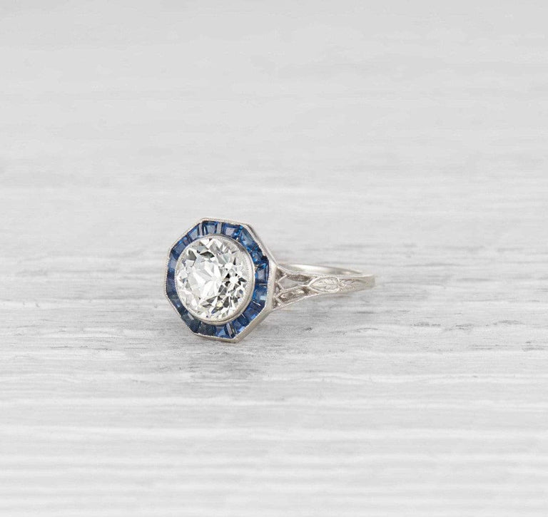 1.94 Carat Early Art Deco Engagement Ring