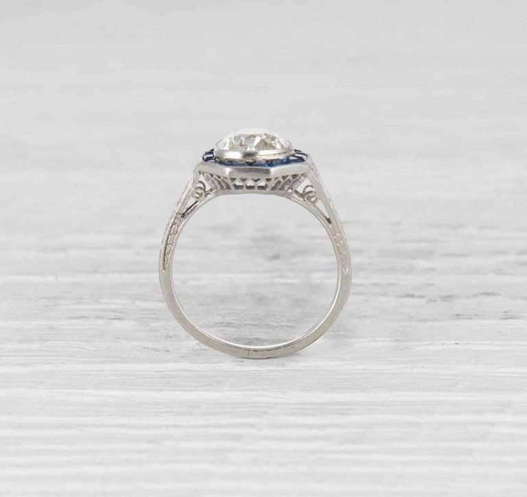1.94 Carat Early Art Deco Engagement Ring