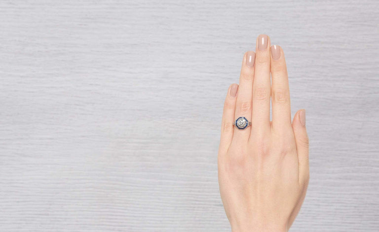 1.94 Carat Early Art Deco Engagement Ring