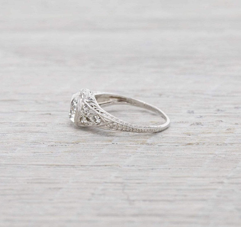 1.95 Carat Vintage Diamond Engagement Ring