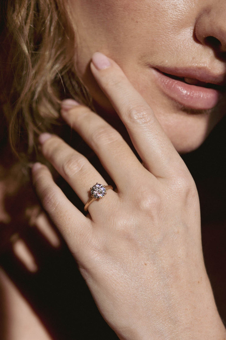 1.96ct Old European Cut Diamond Engagement Ring | Mira