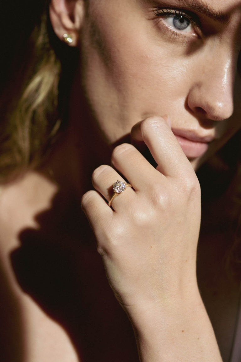 1.96ct Old European Cut Diamond Engagement Ring | Mira