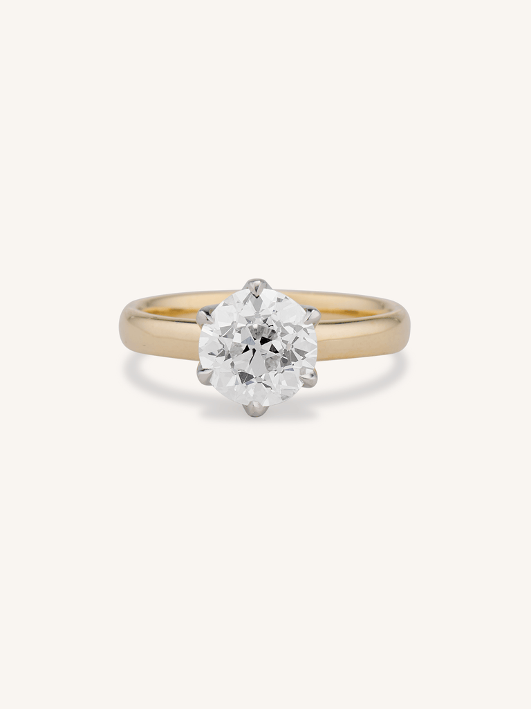 1.93 Carat Old European Cut Low-Profile Solitaire Engagement Ring | Seren