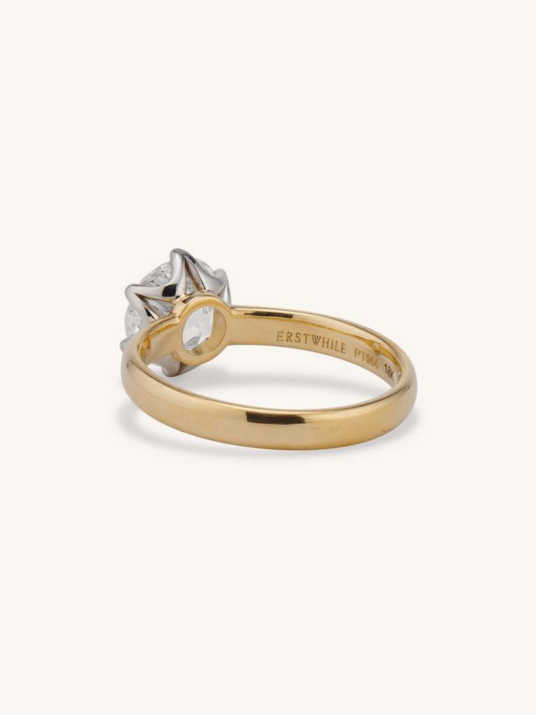 1.93 Carat Old European Cut Low-Profile Solitaire Engagement Ring | Seren