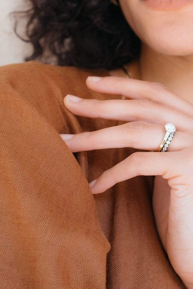 1920s Tiffany & Co 1.21 Carat Two Tone Solitaire Ring