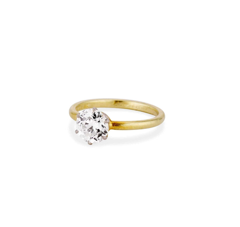 1930s Tiffany & Co 1.47 Carat Gold Solitaire