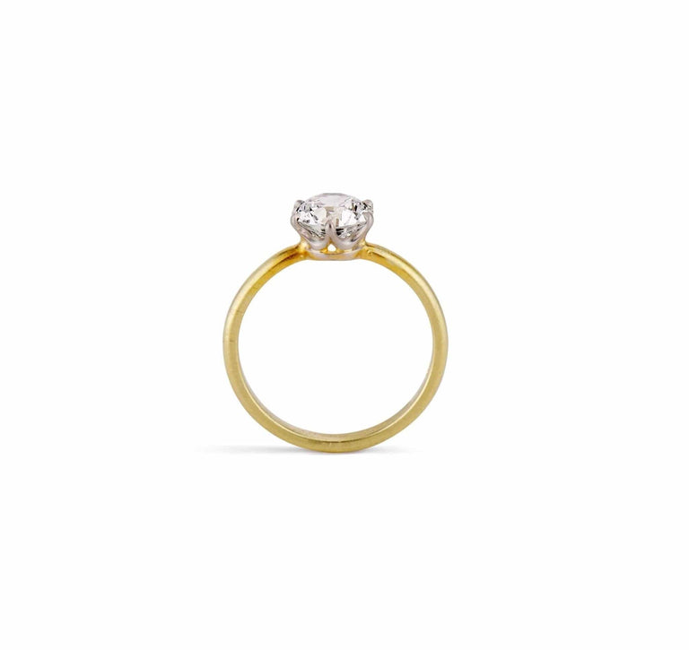 1930s Tiffany & Co 1.47 Carat Gold Solitaire
