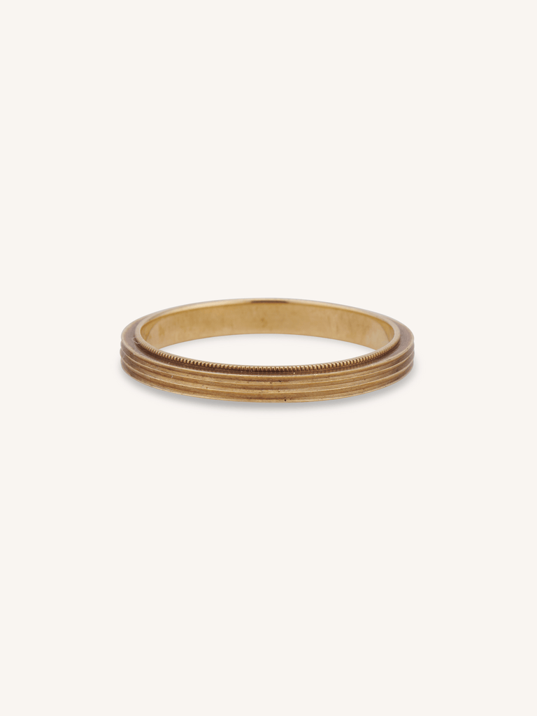 1930s 14K Gold Vintage Wedding Band - Size 6