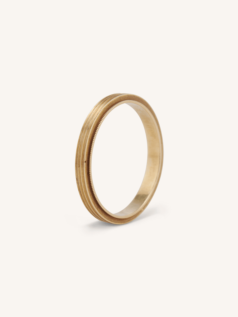 1930s 14K Gold Vintage Wedding Band - Size 6