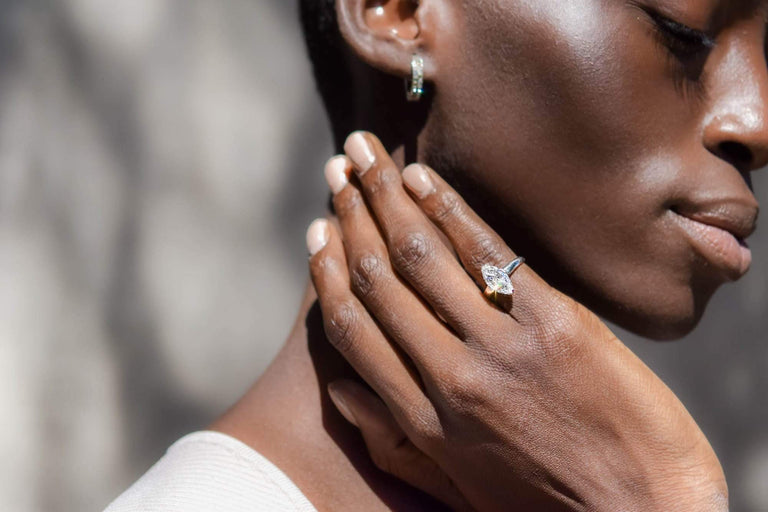 1950s 2.01 Marquise-Cut Diamond and Platinum Solitaire Engagement Ring