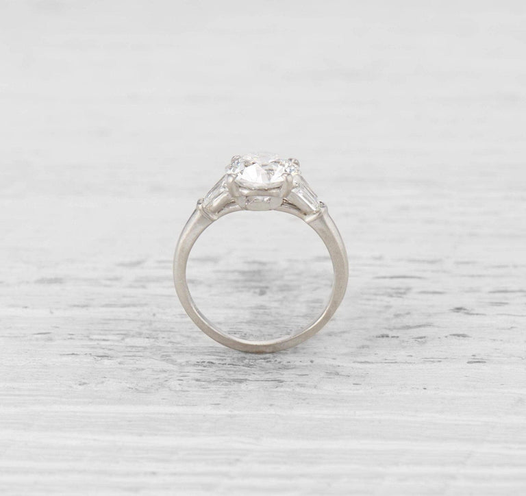 2.01 CARAT CARTIER VINTAGE DIAMOND ENGAGEMENT RING