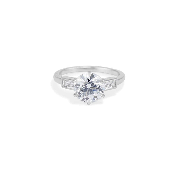 2.01 CARAT DIAMOND CARTIER ENGAGEMENT RING
