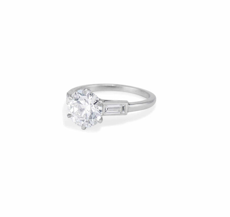 2.01 CARAT DIAMOND CARTIER ENGAGEMENT RING