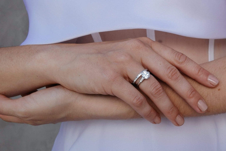 2.01 CARAT DIAMOND CARTIER ENGAGEMENT RING