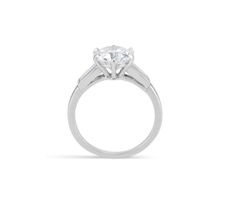 2.01 CARAT DIAMOND CARTIER ENGAGEMENT RING