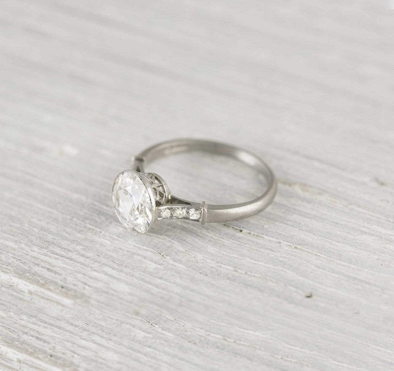 2.02 Carat Vintage Art Deco Engagement Ring