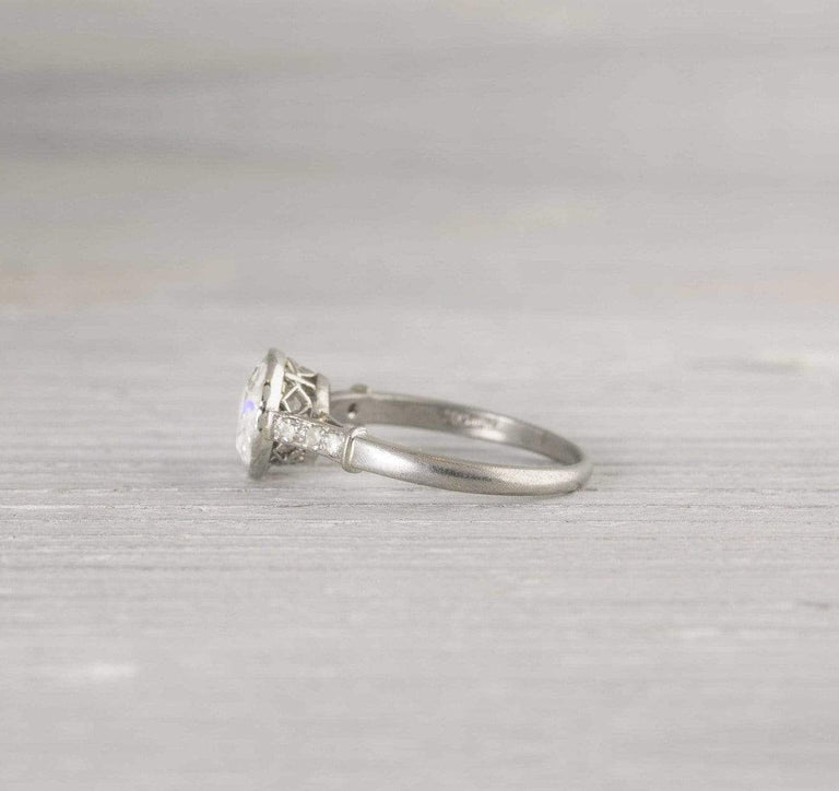 2.02 Carat Vintage Art Deco Engagement Ring